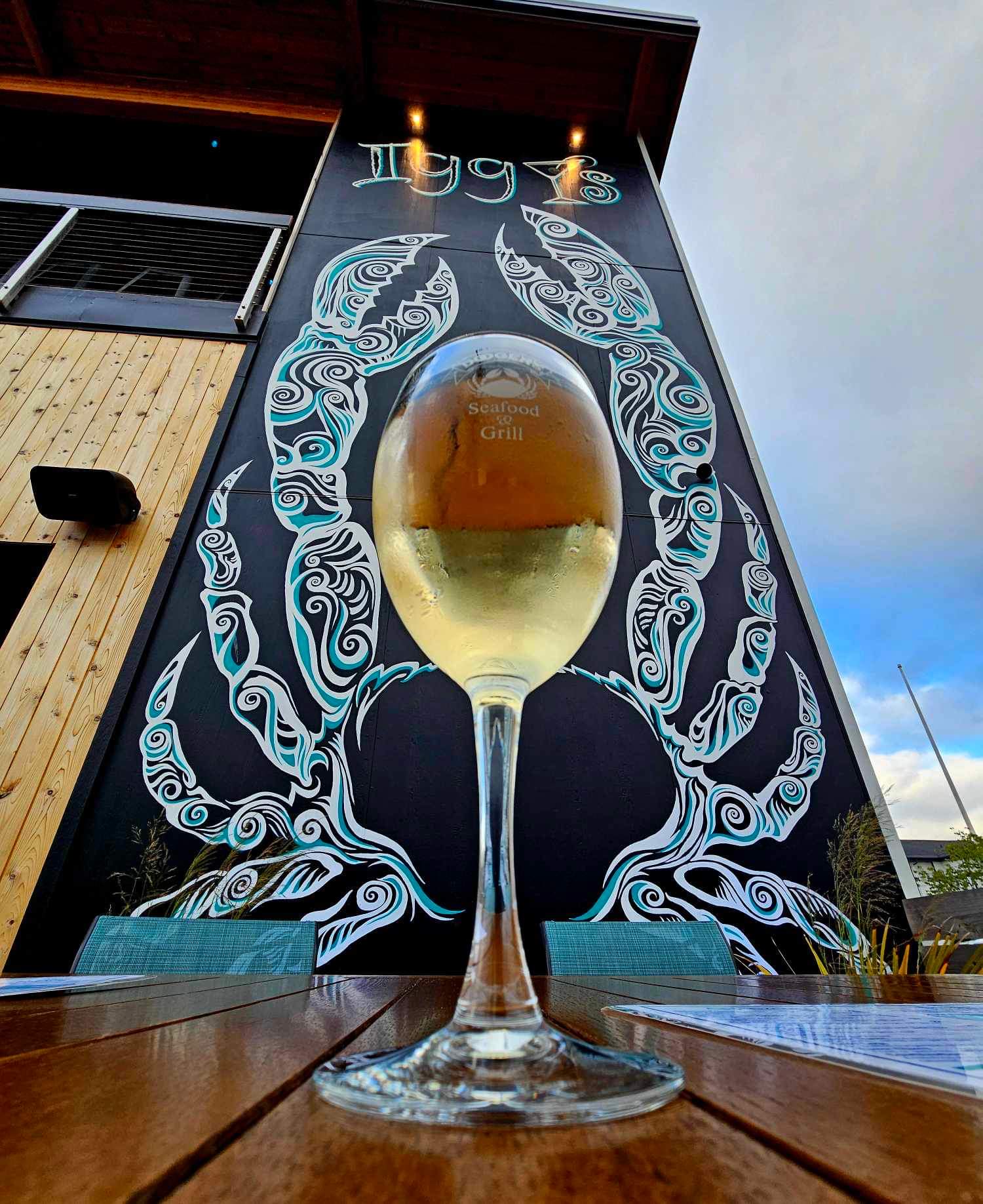 Seafood from Dooger's kitchen at Iggy's